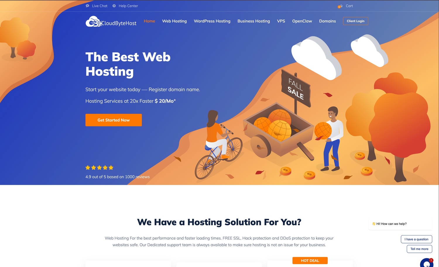 Web Hosting Platform - Cloud Byte Host screenshot